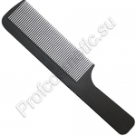 Dewal Расческа рабочая Super thin CF013 с ручкой, широкая черная, 20,5см - фото