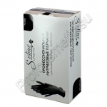 Soline charms Перчатки нитриловые Черные М, вес 3,5г, 50пар/100шт/уп - фото