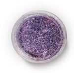 Сухой блеск в баночке #23 фиолетовый голографический - фото