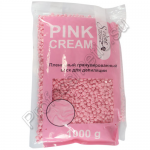 Soline charms Воск пленочный в гранулах Розовый крем 1кг, пакет - фото