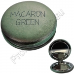 Dewal Beauty Зеркало карманное PMP-2620 "Макарони", зеленое - фото