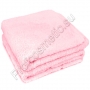 Чехол для кушетки на резинке махровый, розовый 90х215см - фото
